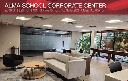 Office space for Rent at Alma School Corporate Center in Mesa