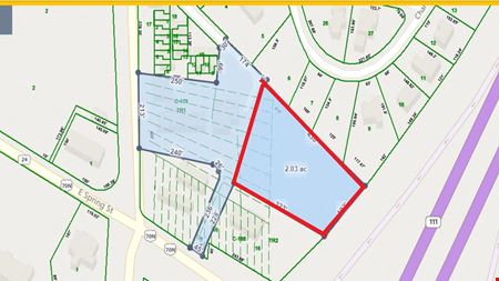 VacantLand space for Rent at Spring Street and Old Kentucky in Cookeville