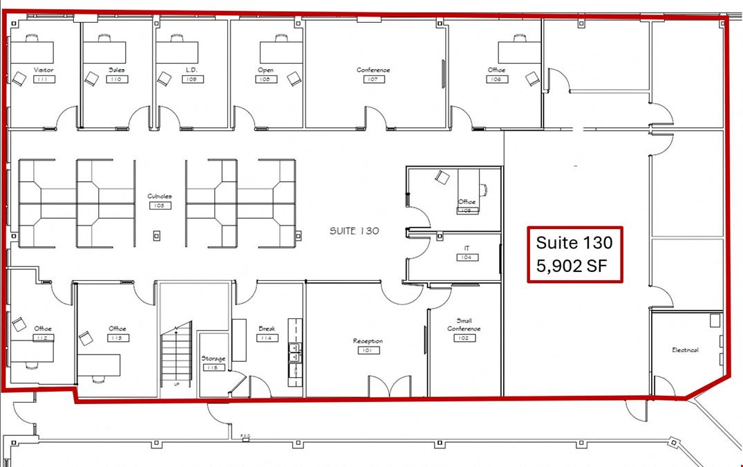 1210 Bldg. | Class A Office Space Available | 2,507 SF