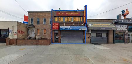 Retail space for Sale at 3,500 SF | 455 Utica Ave | Two Story Building with 3 Commercial Spaces for Sale in Brooklyn