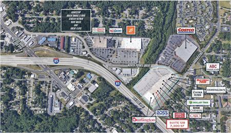 Retail space for Rent at 1515 North Pointe Drive in Durham