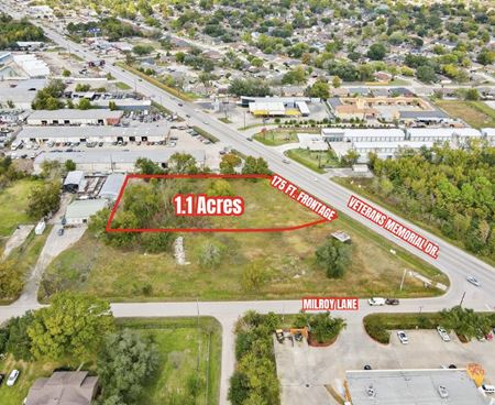 VacantLand space for Sale at FOR SALE – ±1.1 AC DEVELOPMENT SITE | VETERANS MEMORIAL & MILROY LN in Houston