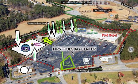 Retail space for Rent at 1004 Bankhead Hwy in Carrollton