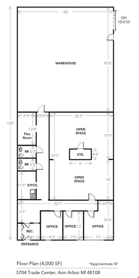 Industrial/Flex for Lease in Ann Arbor - Pittsfield Twp
