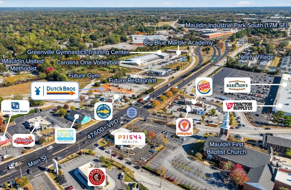 Dutch Bros | Greenville MSA | NNN Lease | Corporate Guaranty (NYSE: BROS)