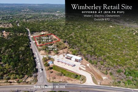 VacantLand space for Sale at Wimberley Retail Sites - NE Corner of RM 2325 & Jacob's Well Rd in Wimberley