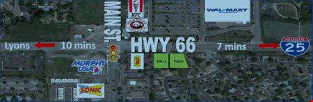Land space for Rent at 409-417 Hwy 66 in Longmont