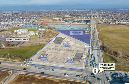 VacantLand space for Rent at NWC Ten Mile & Franklin Land in Meridian