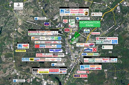 Retail space for Rent at Morganton Park South - Phase II in Southern Pines