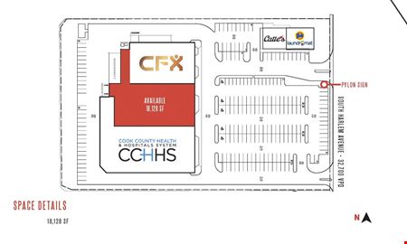 Retail space for Rent at 1800 S Harlem Avenue in North Riverside
