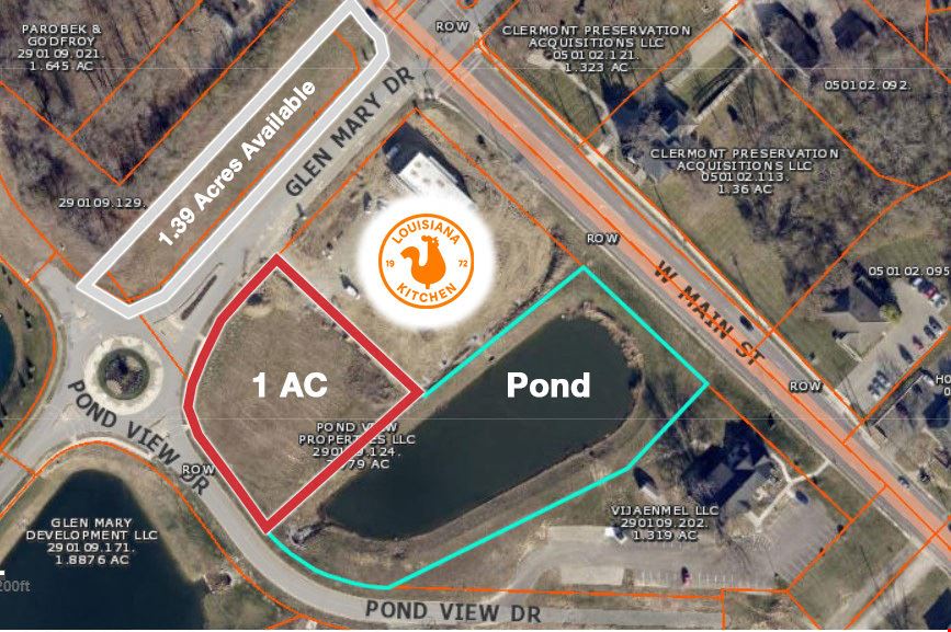 Lot behind Popeyes on Glen Mary Drive