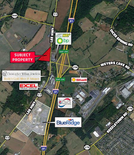 VacantLand space for Sale at Ridge Top Retail Site in Weyers Cave