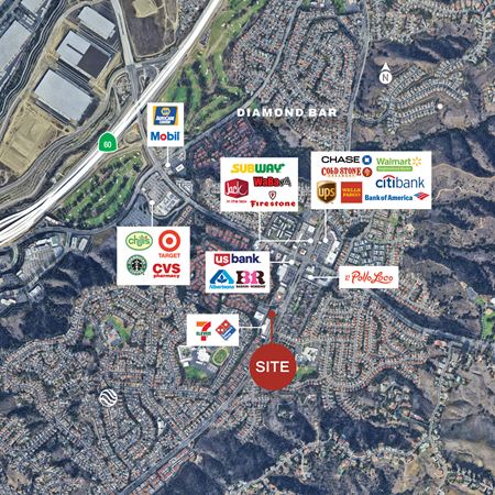 Retail space for Rent at Montifino Shopping Center in Diamond Bar