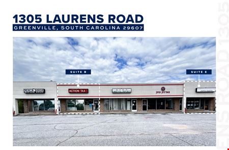 Retail space for Rent at 1305 Laurens Road in Greenville