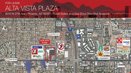 Commercial space at Alta Vista Plaza in Phoenix