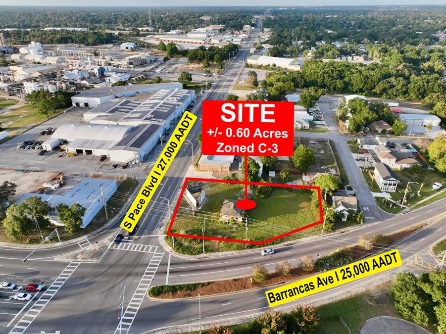 0.60-Acre C-3 Zoned Corner Lot – Pensacola, F