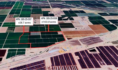 VacantLand space for Sale at 168.91 Water acres For Sale in Wellton