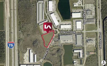 VacantLand space for Rent at Fenced Industrial Outdoor Storage or BTS in Fort Myers