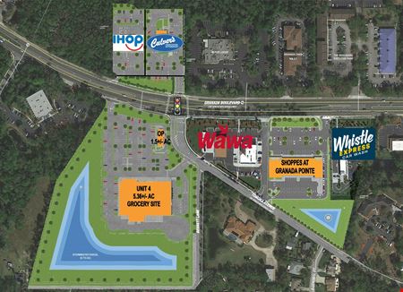 Retail space for Rent at Proposed Shoppes at Granada Pointe in Ormond Beach