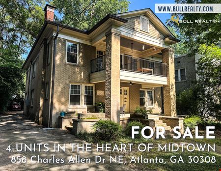 Multi-Family space for Sale at 4 Units in the Heart of Midtown | For Sale in Atlanta