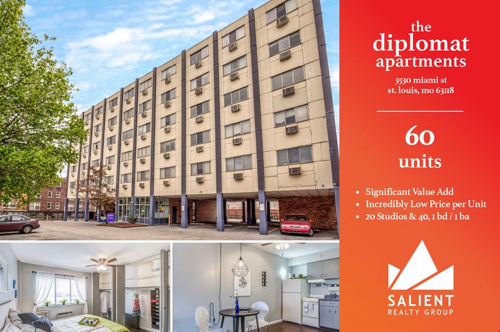 The Diplomat Apartments 3530 Miami St, Saint Louis, MO 63118