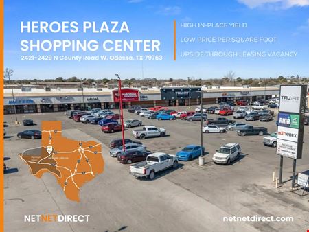 Retail space for Sale at Heroes Plaza Shopping Center in Odessa