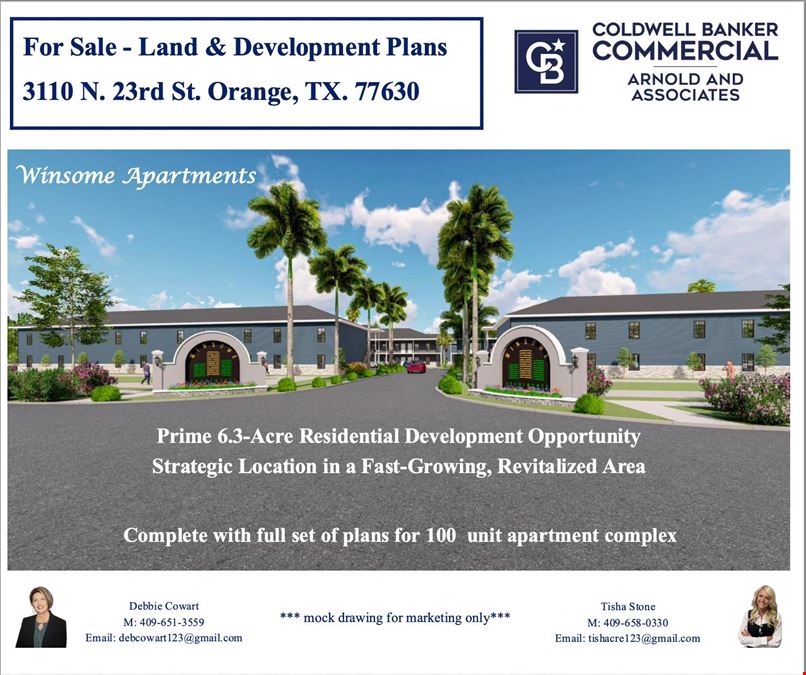 6.3 Acres - Ready for Immediate Development