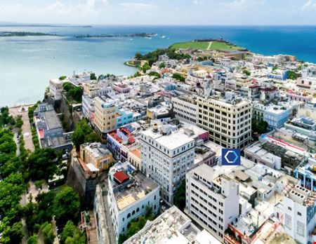Redevelopment Opportunity: 15 Apartments and 4 Retail Locales in 8-Story Building in Old San Juan with Panoramic Views - For Sale