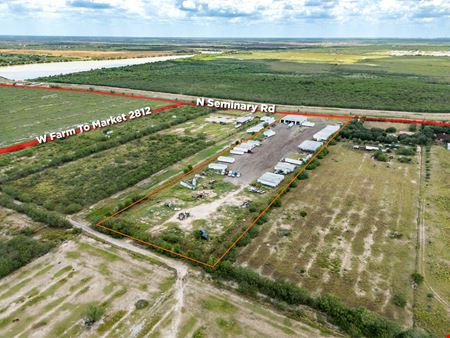 9.17-Acre Fenced Industrial Outdoor Storage (IOS) Yard | Warehouse + Office | 8612 N. Seminary Rd, Edinburg TX