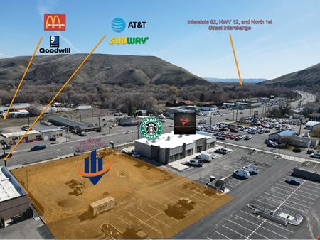 VacantLand space for Rent at Primrose Plaza Drive Through Pad in Selah