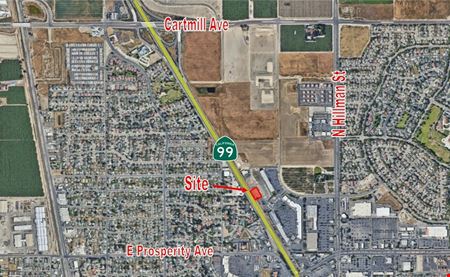 Commercial Retail Parcel Available Off HWY-99 in Tulare, CA