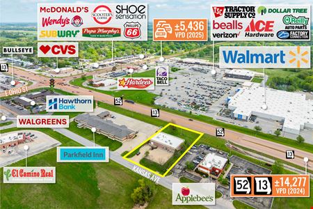 Retail space for Sale at REIT Sale | Former DaVita Dialysis – Kansas City DMA | 14K VPD | Walmart Shadow | Built 2003 in Clinton
