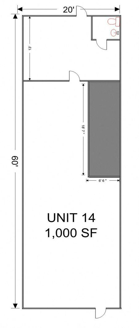 Commercial space at 35 Berkshire #14 in Crystal Lake