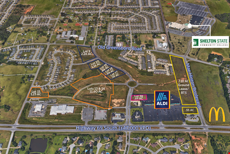 VacantLand space for Rent at Englewood Village Commercial Land Parcels in Tuscaloosa