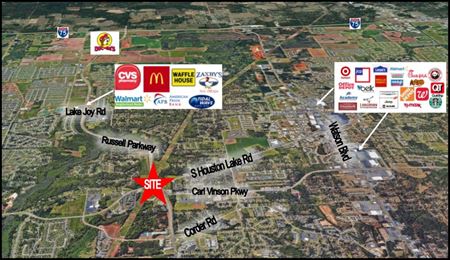 VacantLand space for Sale at Russell Parkway / South Houston Lake / Carl Vinson in Warner Robins