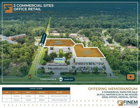 VacantLand space for Sale at 2 Commercial Sites | Office/Retail in Richmond Hill