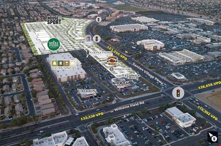 Retail space for Rent at Santan Village Pkwy & Williams Field Rd NWC | Gilbert, AZ in Gilbert