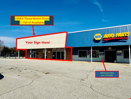 Retail space for Rent at 22664 Three Notch Rd in Lexington Park