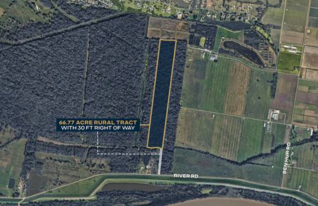 VacantLand space for Sale at 66.77 Acre Rural Tract near River Road and Ben Hur Road in Baton Rouge