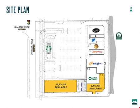 Retail space for Rent at Holiday Plaza Shopping Center in Harwood Heights