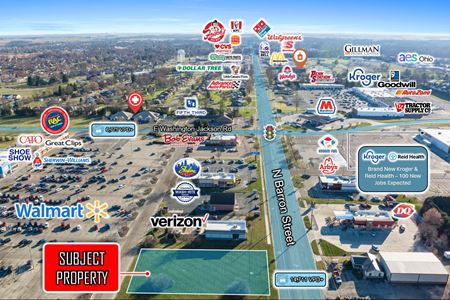 Office space for Sale at .95 Acre Walmart Outparcel – Across the Street from Brand New Kroger in Eaton