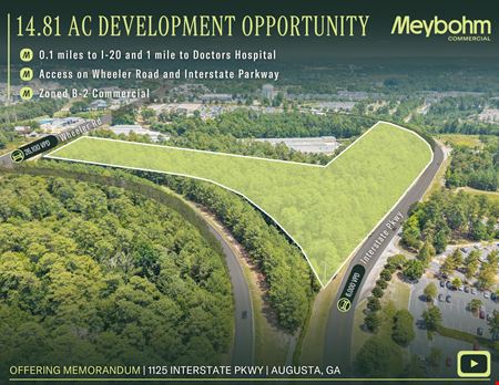14.81 AC Development Opportunity | Wheeler Rd | 0.1 Mi to I-20