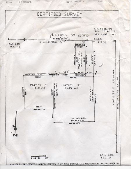 VacantLand space for Sale at 978 East Cross Street in Ypsilanti