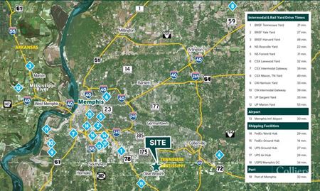 Industrial space for Rent at 500,000-1,200,000+ SF (multiple locations) Build-to-Suit Lease Opportunity in Olive Branch, MS in Olive Branch