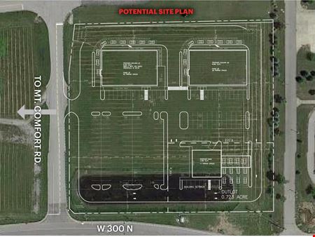 VacantLand space for Sale at Mt Comfort Shops in Greenfield