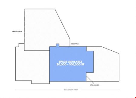 20,000 - 100,000 SF | 1400 East State Street | Industrial Space for Lease