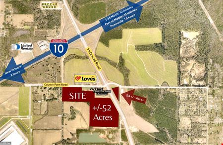 VacantLand space for Sale at McDonald Rd at I-10 in Irvington
