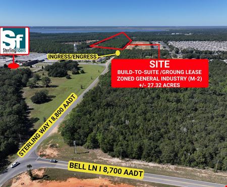 Industrial space for Sale at 27.32 ACRES OF INDUSTRIAL LAND Milton FL in Milton