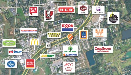 VacantLand space for Rent at 2519 Nelson Road in Alvin