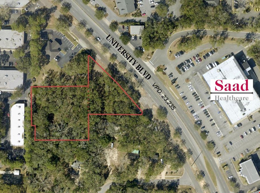 +/-1.8AC on University Blvd